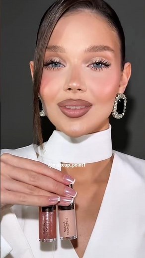 how to apply light color lipstick🔥 perfect brown lipliner✨nude lipcombo#makeuptutorial #shortsfeed