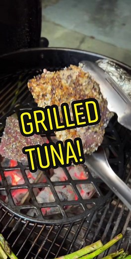 Grilled Tuna Steaks Recipe for Weber Grill