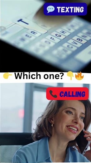 💬 Texting or 📞 Calling Be honest 😏👇🔥