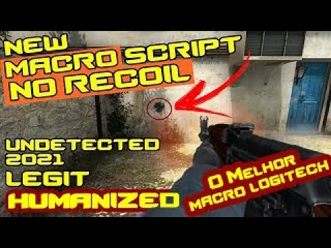 CS2 Macro No Recoil Humanized LOGITECH | All Leagues | G-HUB (2024 updated!)