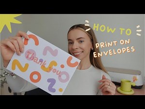 How to Print on Envelopes | Easy Tutorial