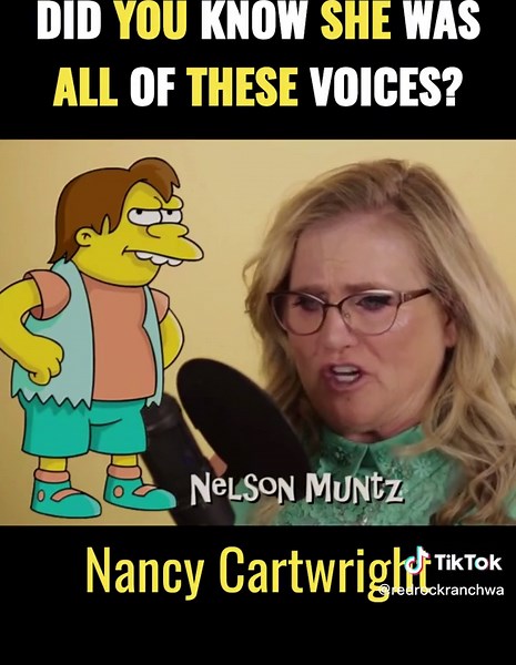 Did you know Nancy Cartwright did all these Simpsons voices? #simpsons #nancycartwright #bart #bartsimpson #animatedshow #voiceactor #amazingskills