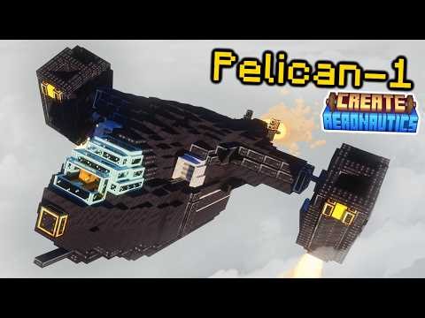 Pelican-1 Helldivers using Create Aeronautics