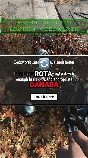 Descubre en este mod el nuevo look aterrador y dañado de Codsworth en Fallout 4.