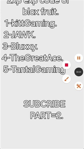 #blox fruits 2xp code