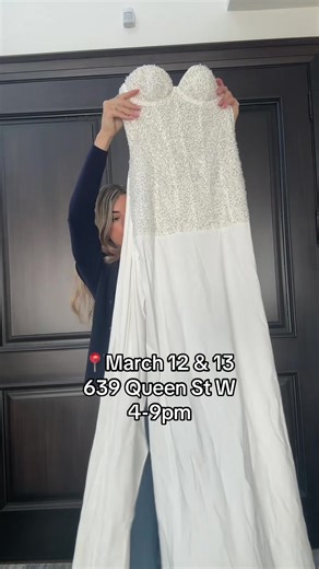 buy now on the rax app and get it shipped nationally in Canada or try IRL 📆March 12/13 4-9pm 📍639 Queen St W, Toronto @Kerina Wang #torontothrifting #torontosecondhand #bridallook #2026bride #2027bride