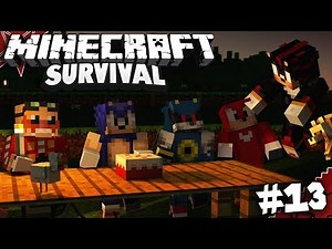 Sonic & Shadow Play Minecraft Part 13 - EGGMAN JOINS!! (Ft. Metal Sonic & Knuckles)