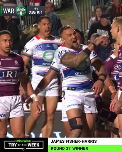 One of the fastest tries you’ll ever see! ⏱️ Introducing the Try of the Week for Round 27, thanks to DrinkWise. | NRL