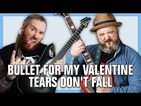 Bullet For My Valentine Tears Don't Fall Guitar Lesson + Tutorial feat. ‪@JamieSlays‬