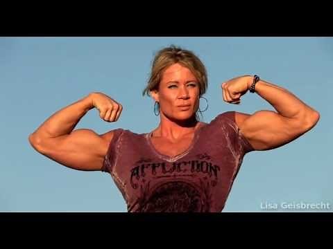 Lisa Giesbrecht Massive Female Bodybuilder with 18 inch biceps