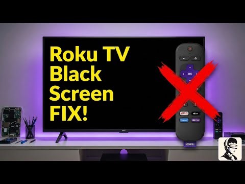 Roku TV Black Screen Fix — Reset or Reboot Without a Remote!