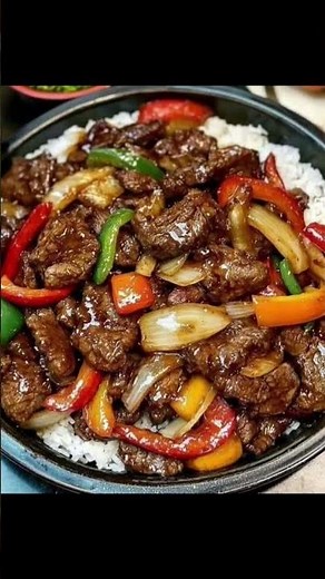 how to cook Sizzling Chinese Pepper Steak with Onions #food #cook #foodie #chef #yummy