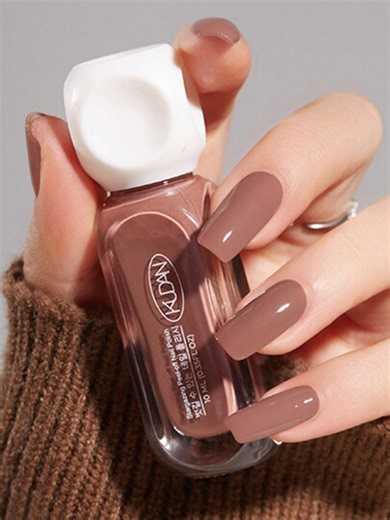 1 Bottle/10ml, 2026 New Transparent Glossy Oil-Based Water-Based Nail Polish, Peelable, No Baking Required, Quick Drying, Odorless, High Color Payoff And Removable - Suitable For Autumn/Winter Season. Nails | SHEIN