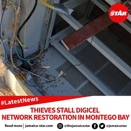 Jamaica Star | #LatestNews: Telecommunications company Digicel says restoration work on its network in Catherine Hall, Montego Bay, has been halted owing... | Instagram