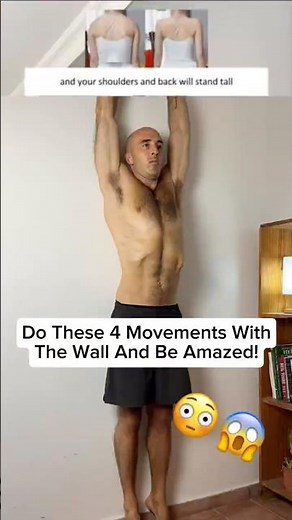 Do These 4 Wall Exercises Daily (Shaping + Posture Routine)