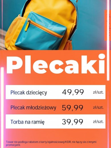 Już od jutra zapraszamy na ofertę specjalną do Vive Profit Łuków ☝️ Kolejna nowość - plecaki szkolne i młodzieżowe 🎒 W sprzedaży również posiadamy worki na buty oraz piórniki. Zapraszamy na zakupy 🛍️ #viveprofitłuków #sklepodzieżowy #outfit #plecakiszkolne #plecakimłodzieżowe