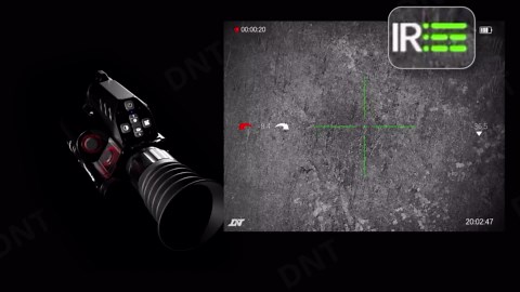 DNT Optics Zulus HD V2 Digital Day/Night Vision Scope with Infrared and Laser Rangefinder & Ballistic Calculator