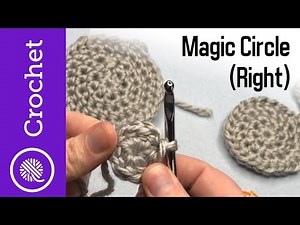 How to Crochet | Magic Circle (Right Handed) Make a Circle