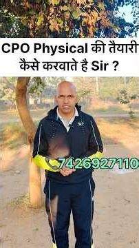 CPO Physical 2025 Preparation || Delhi Police physical Tips || Offline new batch #ssccpo