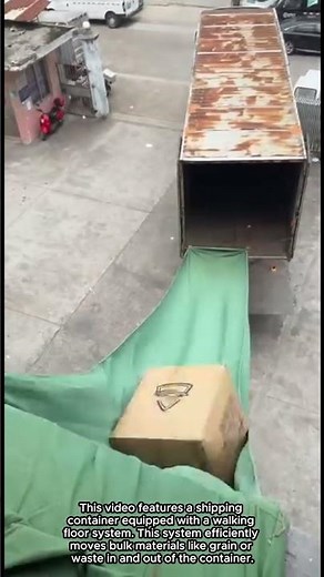 Effortless Loading: The Walking Floor Container System