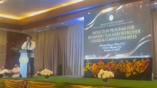DepEd Mandaue SGOD-HRD Unit Holds Induction Program for Beginning Teachers Refresher Course and Completion Rites -M.C. Seno The Schools Governance and Operations Division (SGOD) – Human Resource Development (HRD) Unit of the Department of Education Mandaue City Division successfully conducted the Induction Program for Beginning Teachers (IPBT) Refresher Course and Completion Rites on December 11, 2025, at Oakridge Business Park, A.S. Fortuna, Mandaue City. The event marked a significant mileston