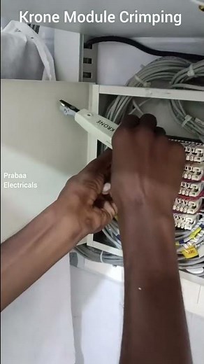 Intercom krone Module Crimping