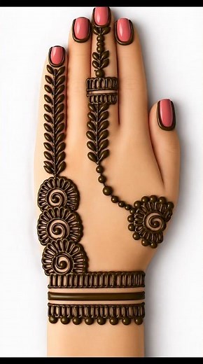 easy arabic mehndi designs for hands||hand mehndi design and easy|stylish back hand mehndi designs