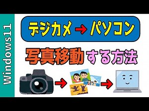 【Windows11】デジカメからパソコンに写真を取り込む方法