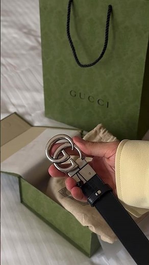 Gucci Reversible Belt Unboxing