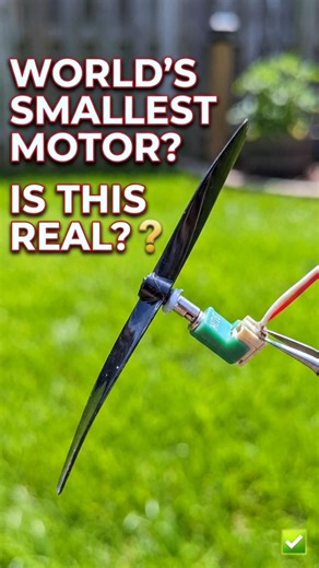 🤯 World’s Smallest Motor? ⚡️ (From an Old Phone!)#shorts #diy #micromotor