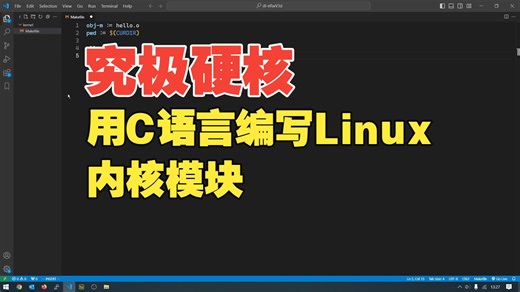 用C语言编写Linux内核模块 中英字幕 1080P
