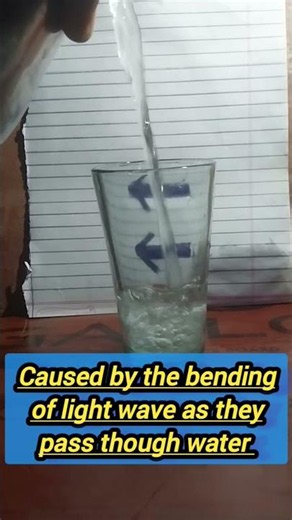 Reverse Reality With Refraction In This Easy Science Experiment ➡️👀⬅️ #shorts