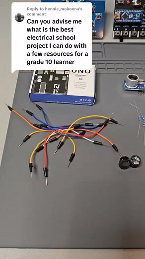 Replying to @hennie_mokoena First electronics projects are tough. The classics are - Arduino Blink, Astable 555, Dimming light circuit, etc. #learnontiktok #electronics #arduino #programming #arduinoproject #tsjelectronics