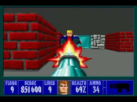 Wolfenstein 3D - Episode 1 Floor 9