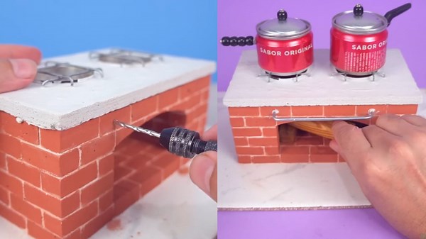 Crafting an Incredible Mini Wood Stove with Tiny Bricks