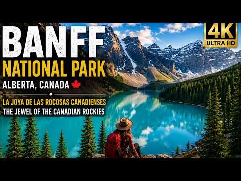 Banff National Park 4K | Rocosas Canadienses,Vid4K Travel Vida Salvaje |Banff Natl Park 4K Guided
