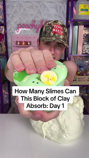 Clay to Slime Experiment: Day 1 - Will It Ever Turn?