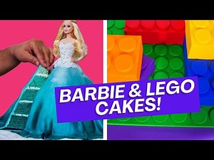 Barbie, Lego and Fingerling Viral Toy birthday cakes! | How to Cake It With Yolanda Gampp!