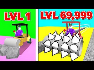 Used level 69,999 Stone Crusher on Stone Miner Simulator 2 (Roblox)