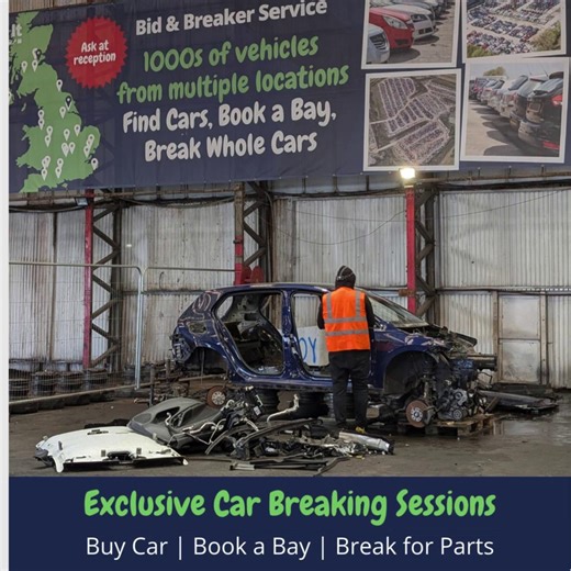 How can book exclusive breaking sessions to strip whole cars for parts at UPI? ⬇️ ✅ Whole Cars - buy a whole vehicle from us to strip for parts in our breaker bays ✅ Bid & Breaker Service - Bid on a vehicle from Copart via an online form on our website & break onsite at UPI (No breaking licences required) The best part - We'll safely dispose of the unwanted parts for you 🔥 40% OFF 'Whole Cars' from U-pull-It to break for parts for Members! Learn more about our products/services: https://ow.ly/T