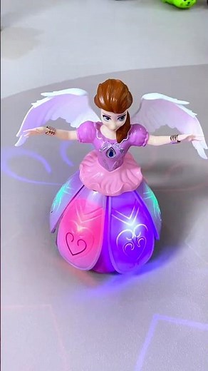 Angel Girl with Light and Music, Dancing Rotating Musical Fairy Princes Doll Toys