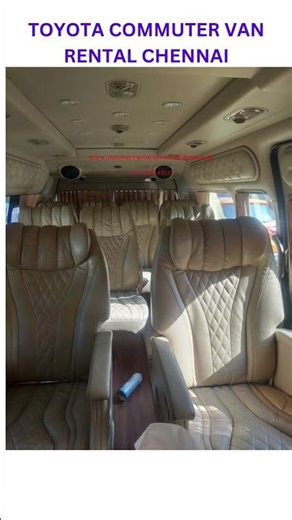 TOYOTA COMMUTER VAN RENTAL CHENNAI CALL US +91 9498350785 +91 9884469469 #vanrental #carrental