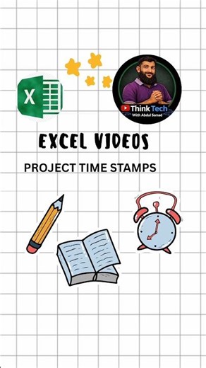 Auto Timestamp in Excel with Just One Click! ✅⏱️ #shorts