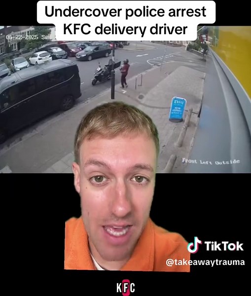 KFC Delivery Driver Arrested by Undercover Police