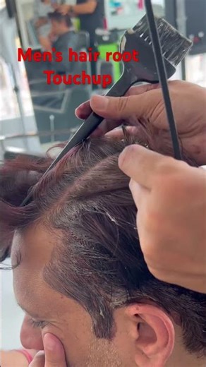 Men’s Root Touchup #shortvideo #hair #hairstyle