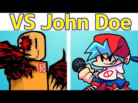 FNF VS John Doe | The Scariest Roblox Legend | Vs Forsaken DEMO | FC