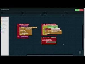 Larnitech script creation tutorial (with the help of Blockly)