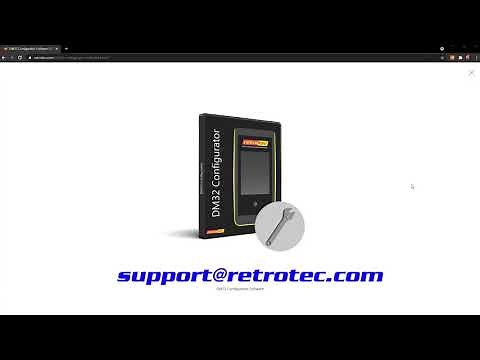 Retrotec - Upgrade your DM32 Firmware using the DM32 Configurator .