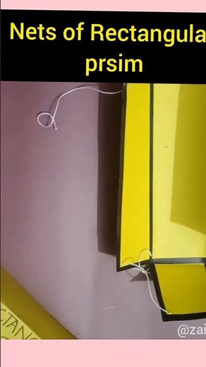 Net of a solid shapes -Rectangular Prism #shorts #maths #video #viral