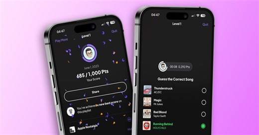 SongCapsule Quiz makes you guess songs from your playlists